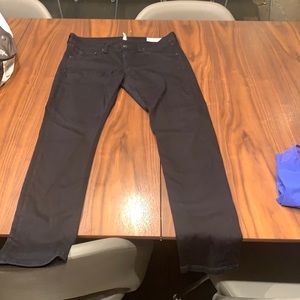 Rag and bone black jeans capris